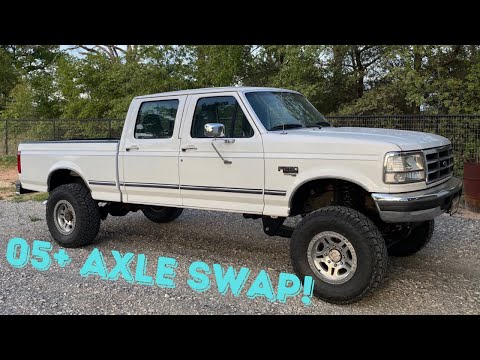 OBS Ford 05+ axle swap project walk around
