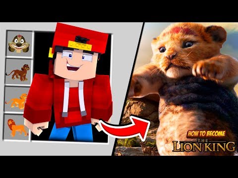 Minecraft Adventure - HOW TO BECOME THE LION KING?!!!