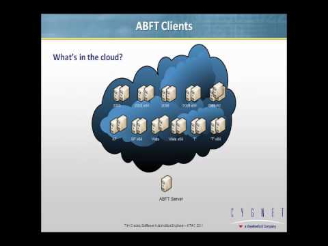 ABFT in the Cloud, a GTAC 2011 submission from Tim Crooks