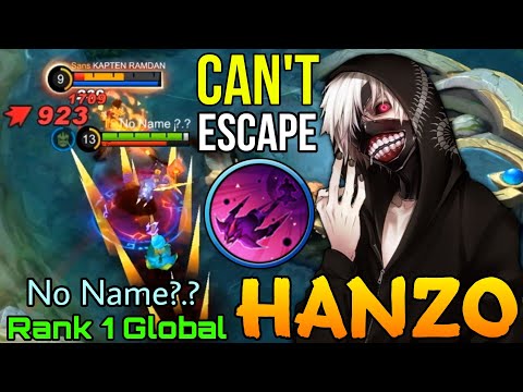 You Can't Escape Me!! Demon Pneuma Hanzo NonStop Hunt! - Top 1 Global Hanzo by No Name?.? - MLBB