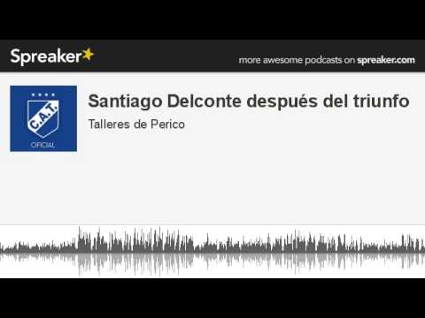 Santiago Delconte después del triunfo (hecho con Spreaker)