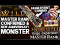 Monster Hunter Wilds MASTER RANK CONFIRMED New Monster 10 Star Anniversary Fest Weapon More