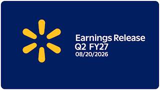 Walmart FY2027 Q2 Earnings Release