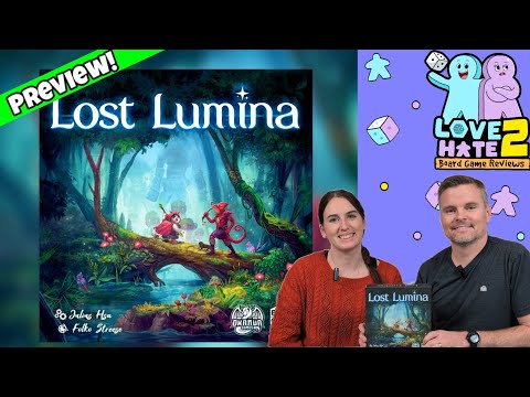 Lost Lumina - A Non-Gamer's Preview Of This 2 Player Area Control Card Battler Game
