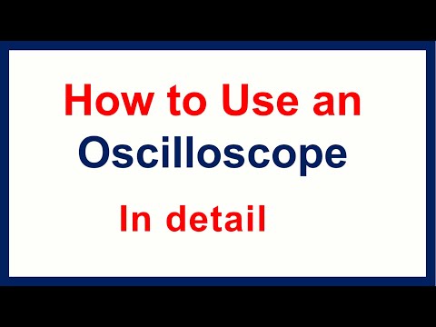 Digital Oscilloscope use explained in detail - by G K Agrawal Video