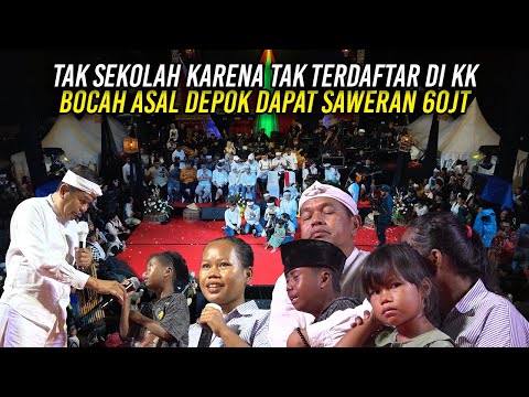 TAK SEKOLAH KARENA TAK TERDAFTAR DI KK | BOCAH ASAL DEPOK DAPAT SAWERAN 60JT