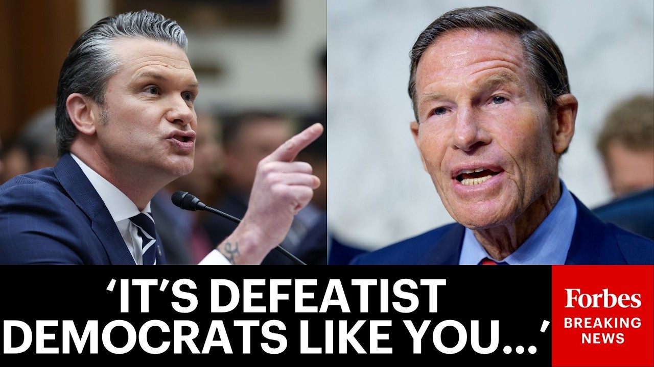 Video | BREAKING NEWS: Pete Hegseth And Richard Blumenthal Have Shocking Public Clash Over The War In Iran