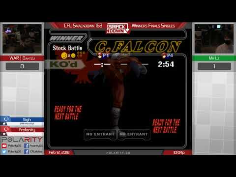 CFL Smackdown 163 Melee - WAR | Gahtzu (Falcon) vs MrLz (Marth) - Winners Finals