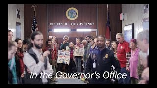 Climate Disobedience at North Carolina Governor's Office - Atlantic Coast Pipeline (ACP)