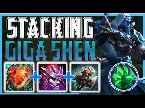 INFINITELY STACKING SHEN EASILY DOES THE MOST TEAM DAMAGE IN SEASON 13!! - Shen Top | Season 13 LoL