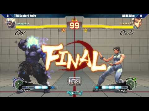 Winter Brawl 9 - USF4 - Qualifying Matches - TSC Sanford Kelly (Oni) vs BCTS Rice (Chun-Li)