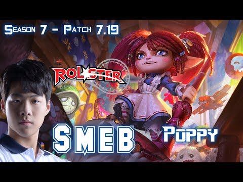KT Smeb POPPY vs JAX Top - Patch 7.19 KR Ranked