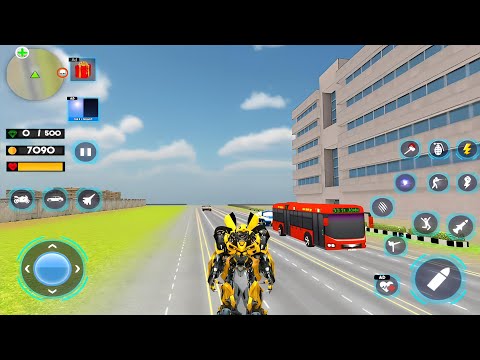 Bumblebee Transformation Jet Robot Car Game 2022 #1 - Android Gameplay