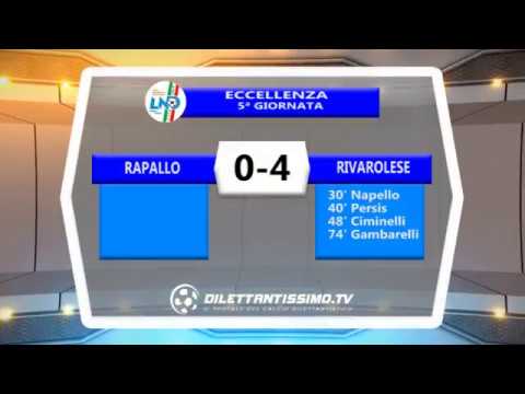 Rapallo VS Rivarolese 0-4 ECCELLENZA 2018/2019  5^ Giornata 14 ottobre 2018
