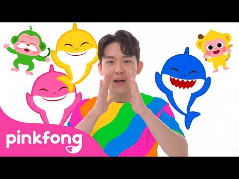 🦈🐵 小鯊魚與猴子顏色好好玩！✨ 跟著 Hoi 學顏色 | Pinkfong 官方 (🦈🐵 Colorful Baby Shark and Monkey | Learn Colors with Hoi | Pinkfong Official)