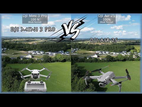 DJI MINI 3 PRO vs DJI AIR 2S - Comparatif vidéo 4K - campagne