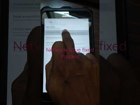 How to fix Network issues in samsung Galaxy tab.