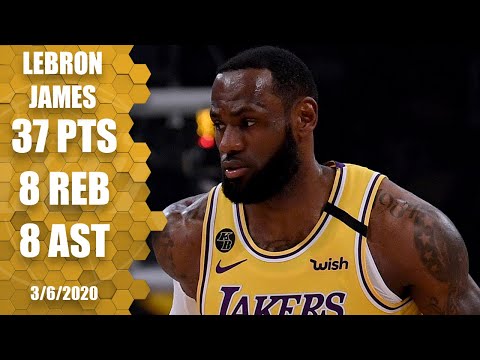 LeBron drops 37 in showdown with Giannis in Lakers vs. Bucks | 2019-20 NBA Highlights