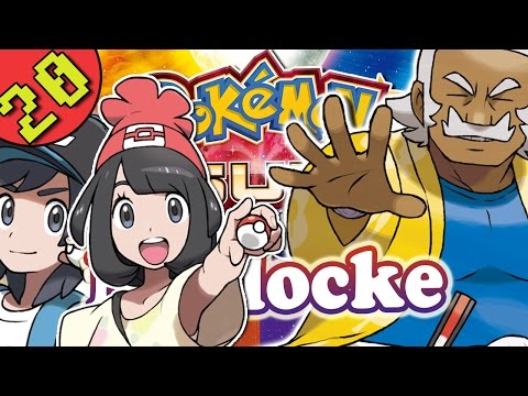 Pokemon Sun and Moon Multiplayer Nuzlocke Gameplay Part 20 - VS Grand Trial Kahuna Hala