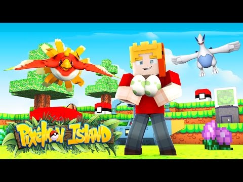 CATCHING A LUGIA AND A HO-OH! Pixelmon Island! SMP!
