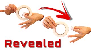 AMAZING & Simple tape/pencil magic trick revealed