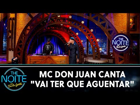 Mc Don Juan canta "Vai Ter Que Aguentar" | The Noite (17/11/20)