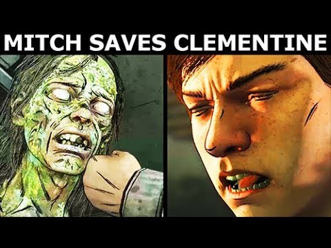Mitch Saves Clementine From Ms. Martin - The Walking Dead Final Season 4 Episode 2