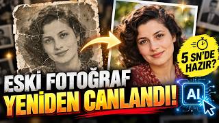 Eski Fotoğrafları 5 Saniyede Yeniledim!