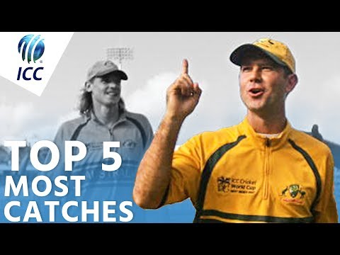 The Most Catches In World Cup History? | Top 5 Archive | ICC Cricket World Cup 2019