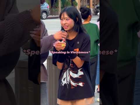WHAT DID SHE SAY IN VIETNAMESE #shorts
