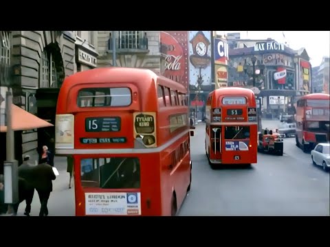 1968 London in HD 60fps / Britain in the late 1960s - British Pathé