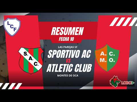 RESUMEN PRIMERA SPORTIVO AC VS AC MONTES DE OCA LIGA CAÑADENSE FECHA 10