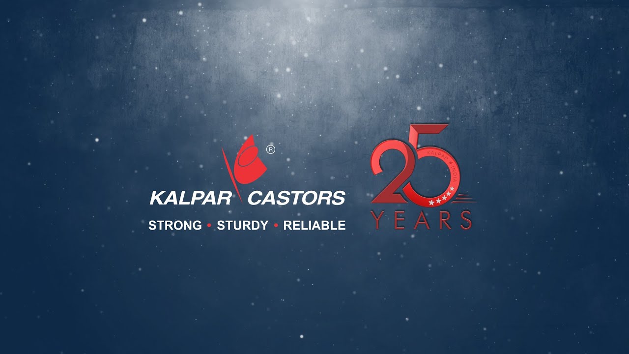 Kalpar Castors celebrates its 25th anniversary with a special logo