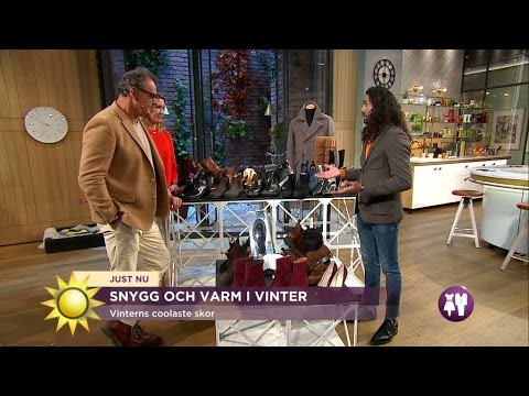 Vinterns snygga och varma skor - Nyhetsmorgon (TV4)