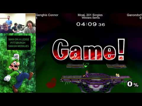 MOAL 201 | Genghis Connor (Fox, Ice Climbers) vs Ganondorf (Mewtwo, Fox) | Winners Quarters