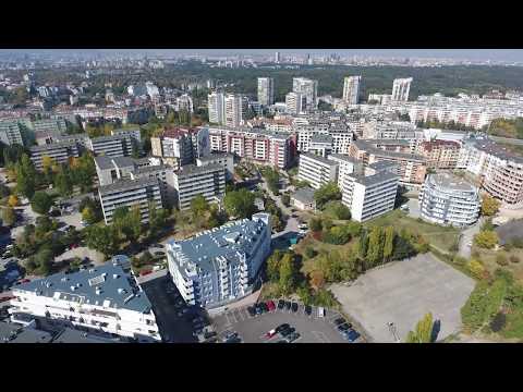 Studentski Grad - the place to party in Sofia, filmed with a drone