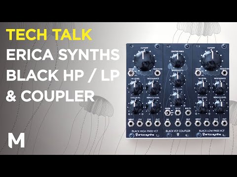 Erica Synths Black Filter Coupler Eurorack Synth Module image 2