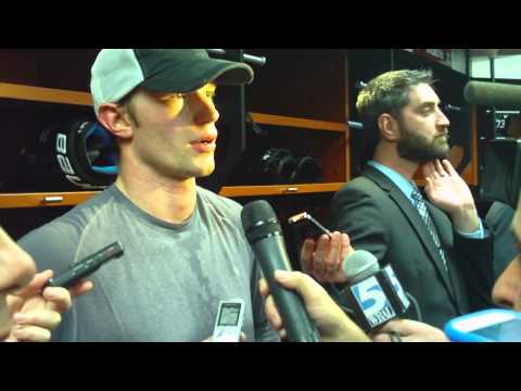 Carolina Hurricanes Eric Staal after 3-2 win over Blue Jackets on 1/27/14