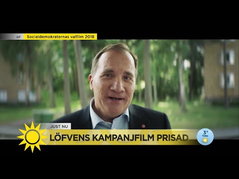 Löfvens kampanjfilm prisad – "Den sticker ut" - Nyhetsmorgon (TV4)