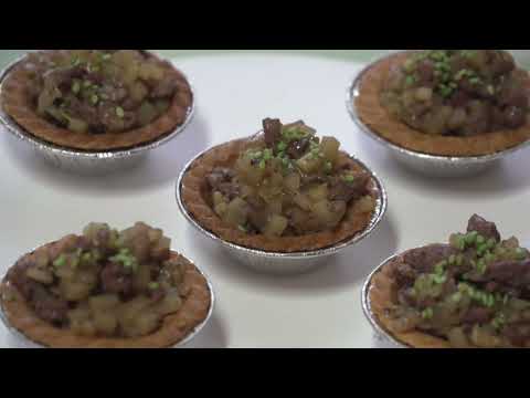 原鄉創意羊肉料理 示範  01 酥皮羊肉塔