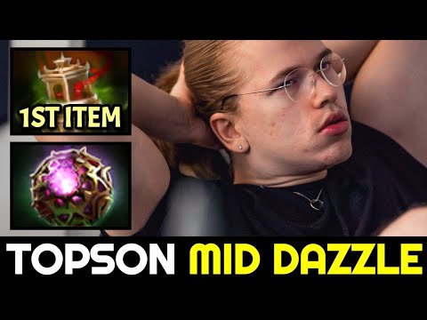 TOPSON MID Dazzle with First Item Spirit Vessel Situational Build Dota 2