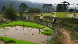 preview picture of video 'The Muong Khu New Trekking Route   Mu Waterfall in Hoa Binh Vietnam'