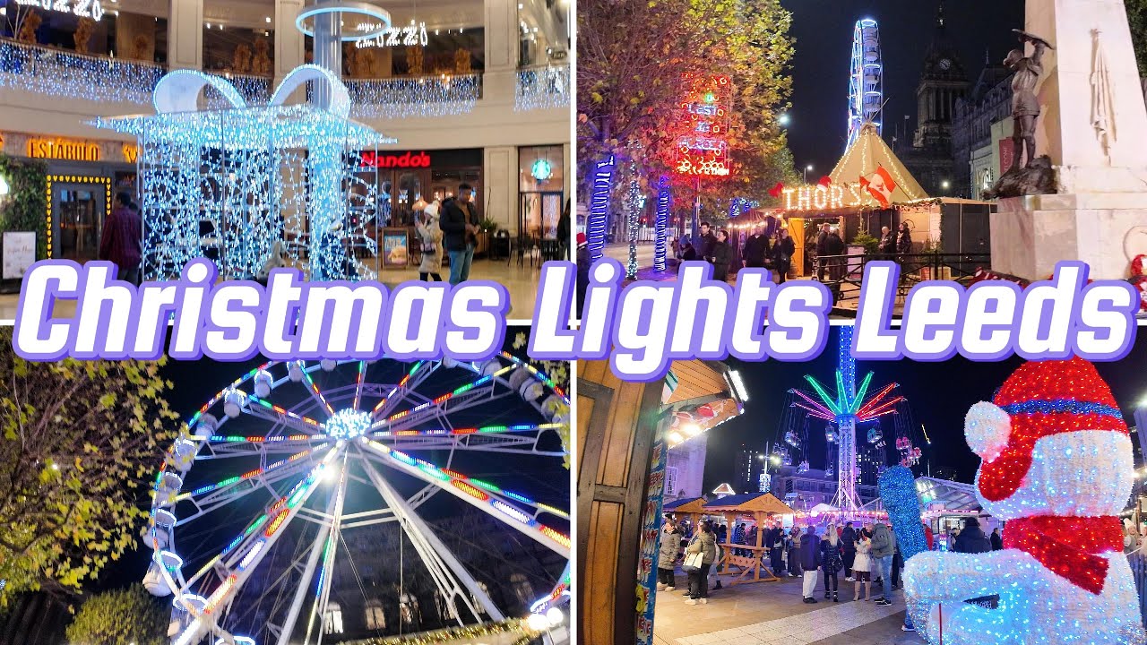 Christmas Lights City Centre Leeds England UK #travel #light #christmas #live #winter #funny #enjoy