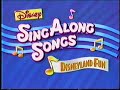 Opening And Closing To Disney Sing Along Songs Disneyland Fun 1994 VHS
