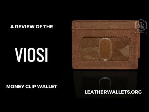 Viosi Leather Money Clip Wallet