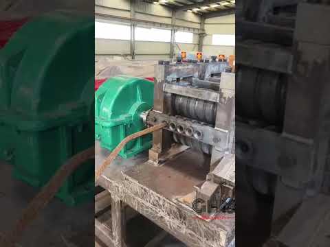 GX16-25MM Scrap Steel Rebar Straightening Machine with Cutting System.
