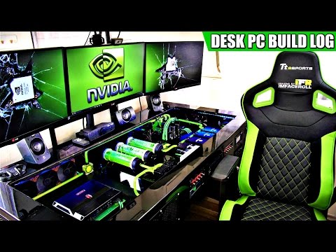 Ultimate DIY Desk PC Setup & Tour - Full Build Log 2017