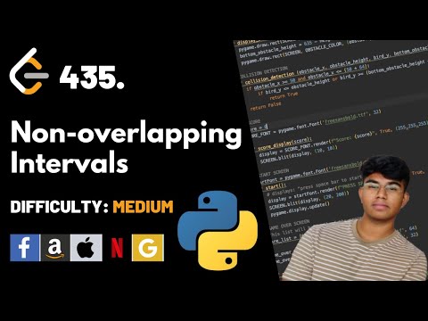 Non Overlapping Intervals Leet Code 435 Theory Explained Python Code