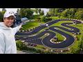BUILDING OUR DREAM GO KART TRACK AT HOME VLOG 1130
