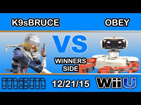 MSM 29 – DP | K9sBruce (Sheik) Vs. PC | Obey (ROB) Winners Side - Smash Wii U